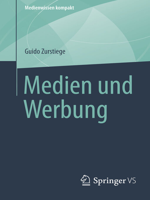 Title details for Medien und Werbung by Guido Zurstiege - Available